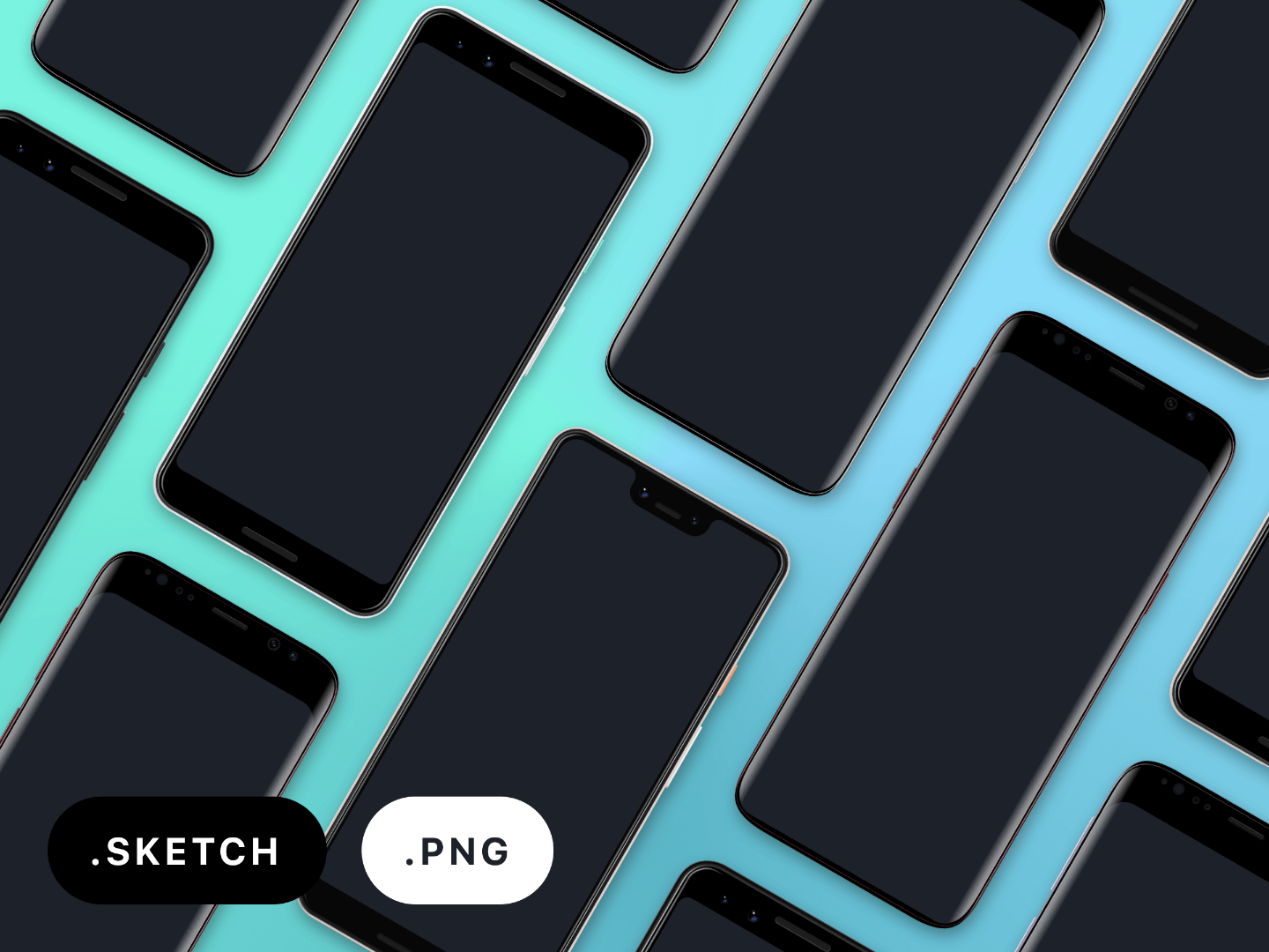 Free Realistic Google Pixel 4 Mockup For Sketch  TitanUI