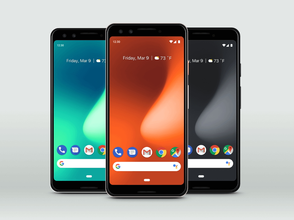 Download Google Pixel 3 All Colors Mockup - Free Sketch Resource ...