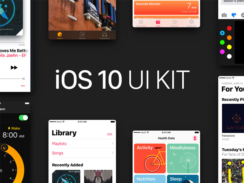 ios 10 ui kit illustrator free download