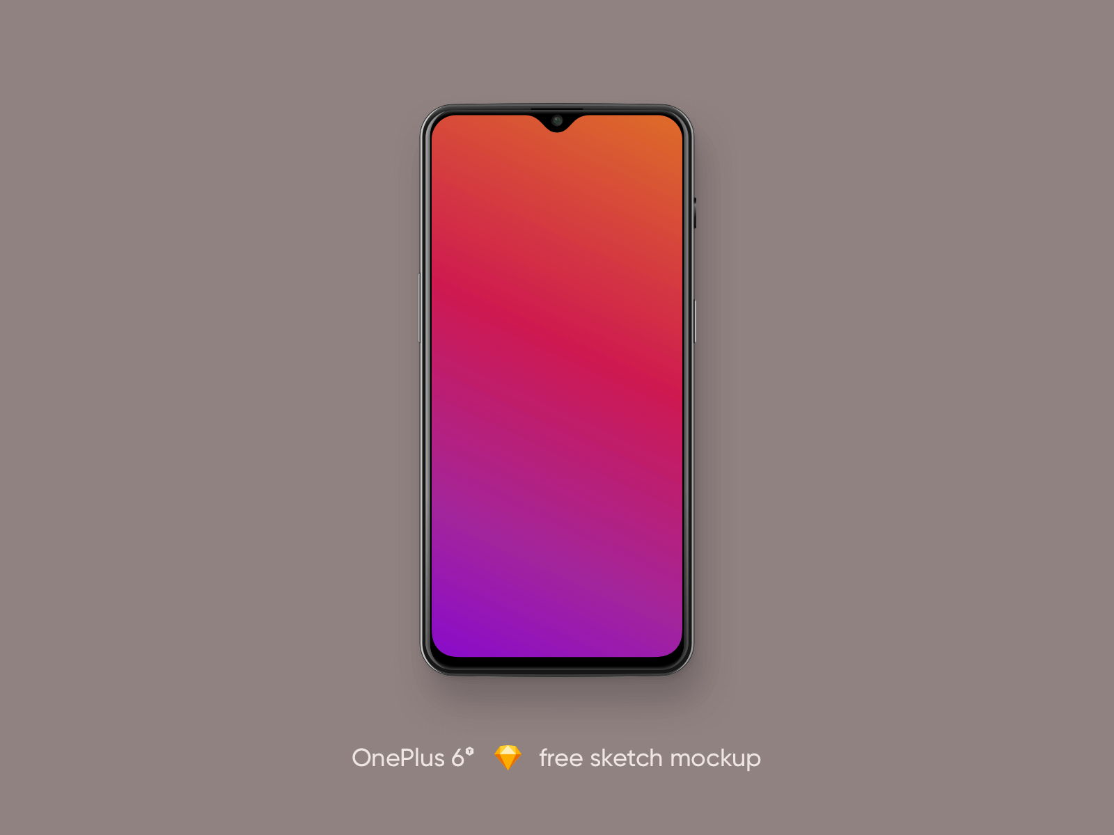 Download Oneplus 6t Mockup Free Sketch Resource Sketch Elements