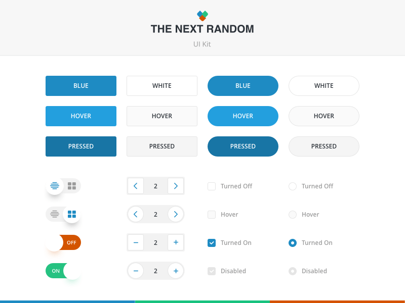 The Next Random UI Kit - Free Sketch Resource | Sketch Elements