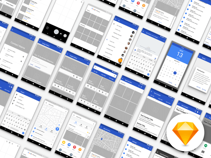 Android 10 UI Kit Sketch freebie - Download free resource for Sketch -  Sketch App Sources