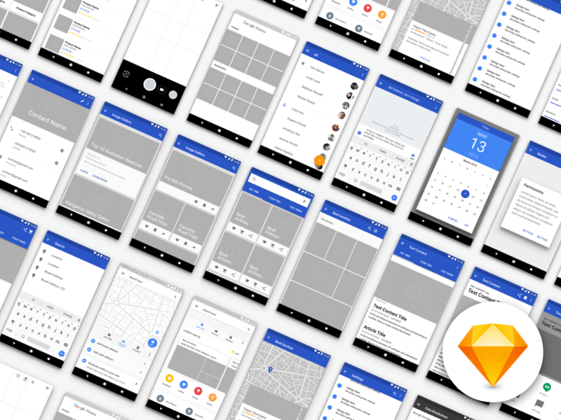 Sketch Android UI Kit | Sketch Elements