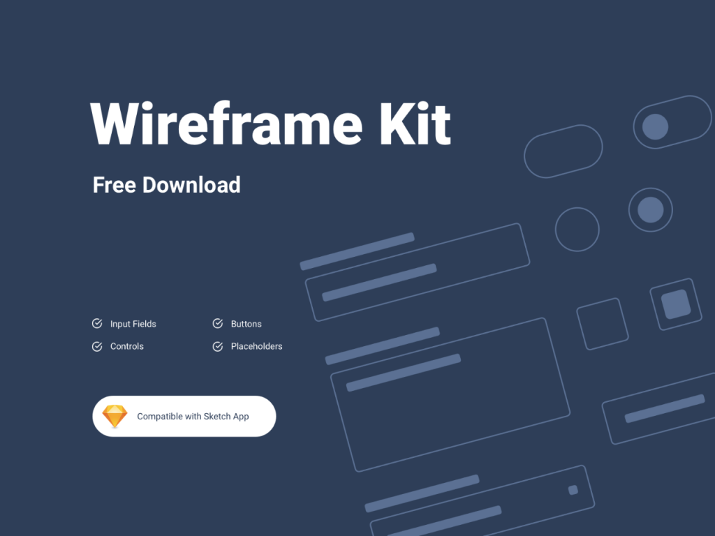 Basic Wireframe Kit - Free Sketch Resource | Sketch Elements