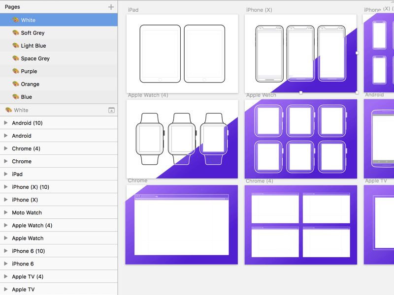 Download Outline Mockups for Wireframing - Free Sketch Resource ...