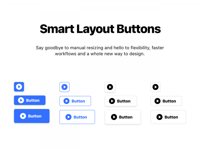 Smart Layout Buttons Free Sketch Resource Sketch Elements