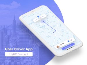 Uber Driver App UI/UX - Free Sketch Resource | Sketch Elements