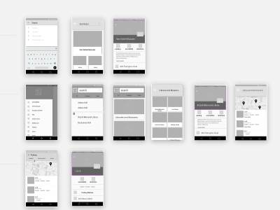 Wireframe for Map Web App - Free Sketch Resource | Sketch Elements