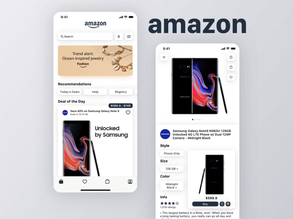 Amazon App Redesign Free Sketch Resource Sketch Elements
