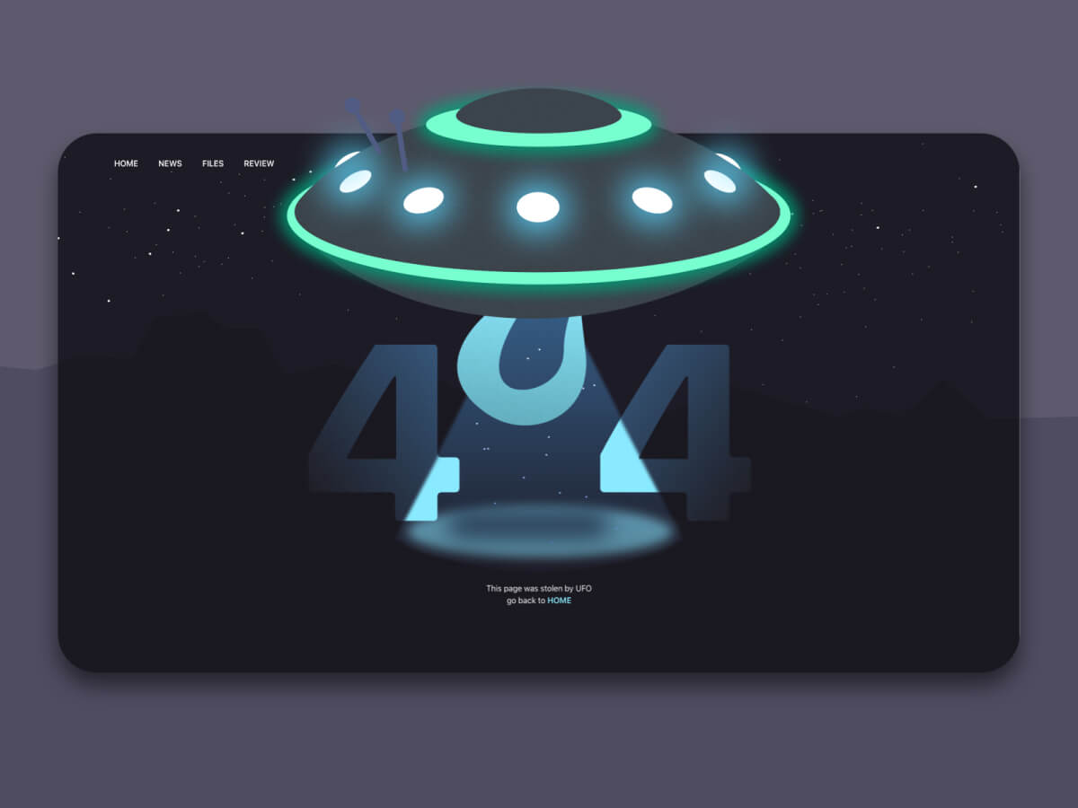 404 Page Template for Sketch