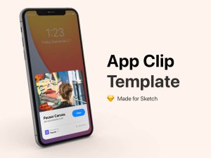 App Clip iOS Template - Free Sketch Resource | Sketch Elements