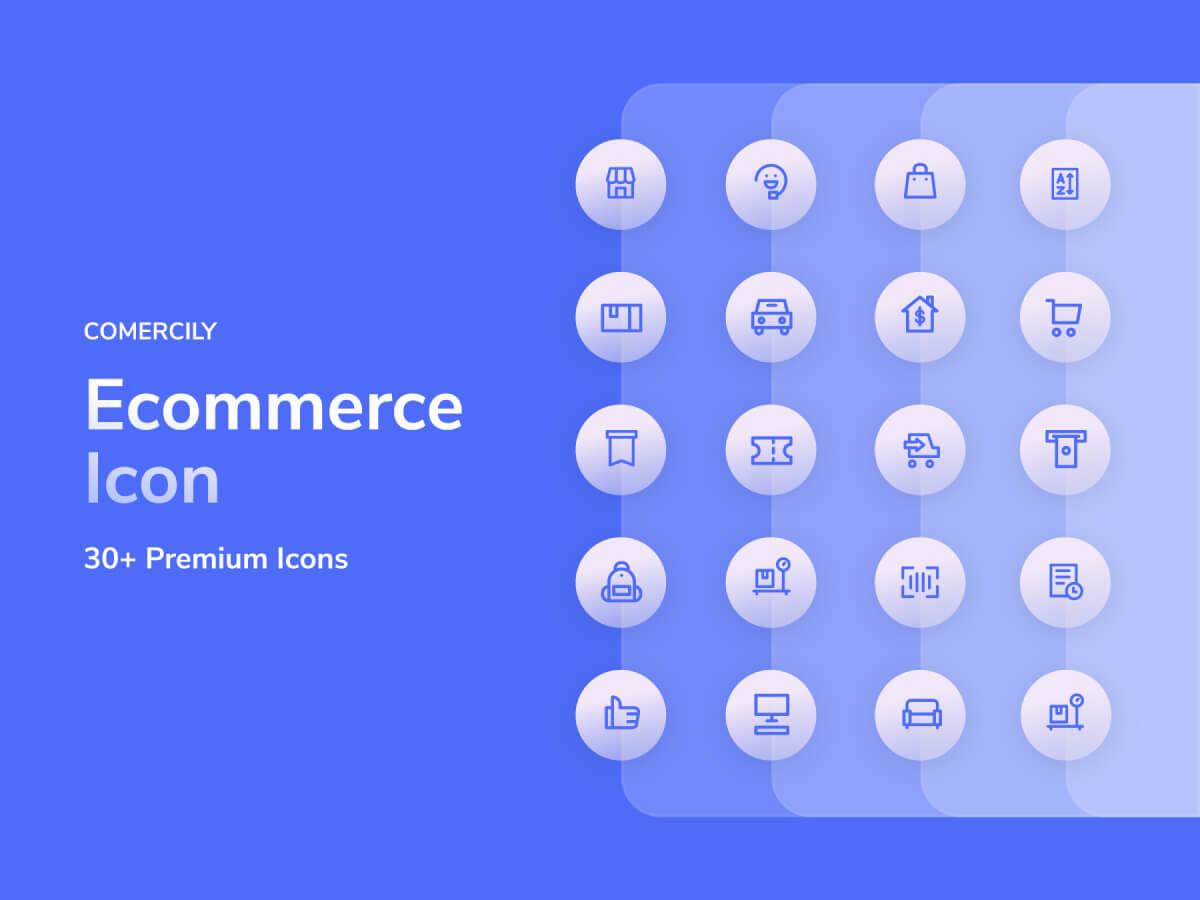 Ecommerce Sketch Icon Set