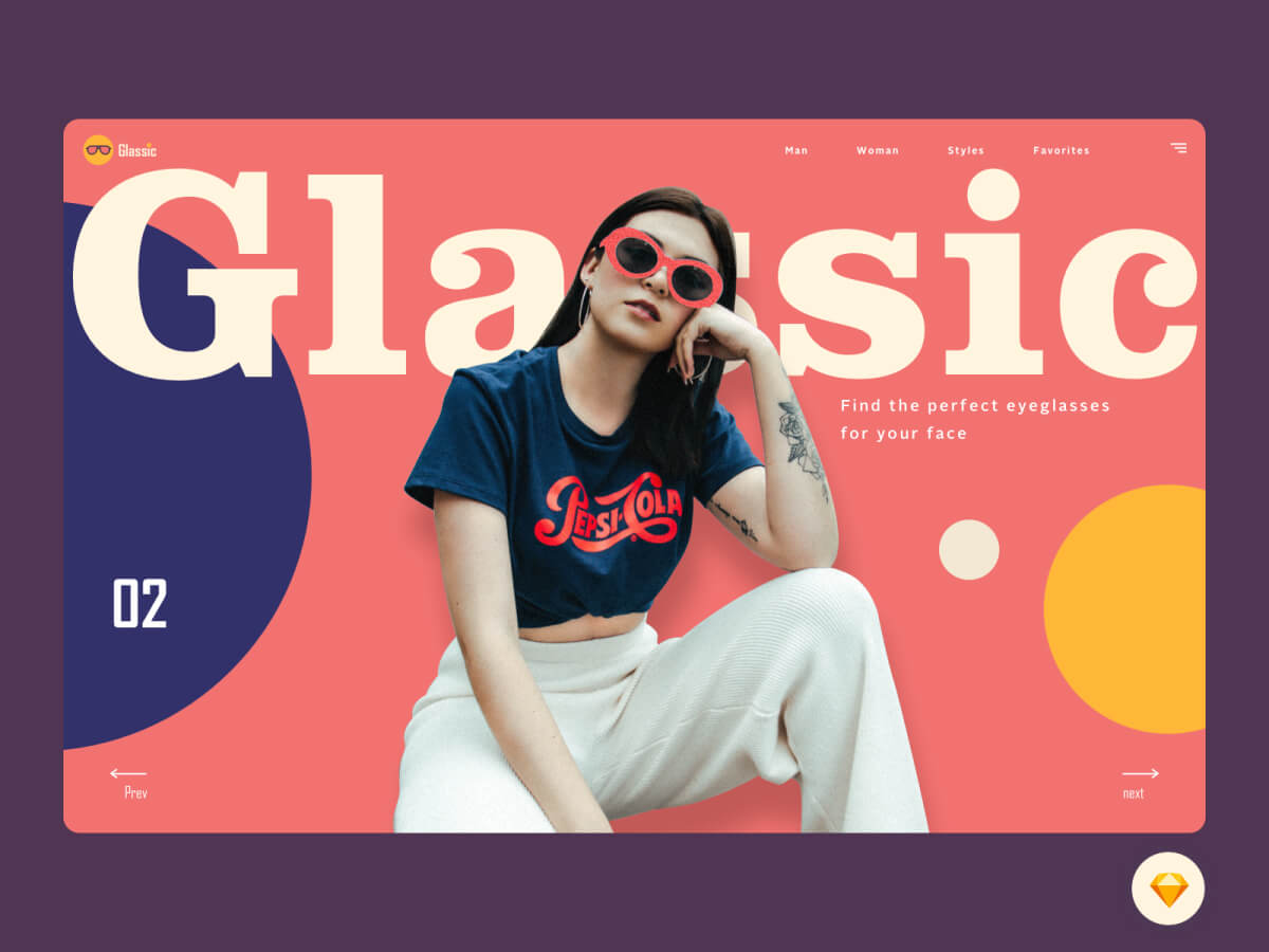 Glassic Landing Page