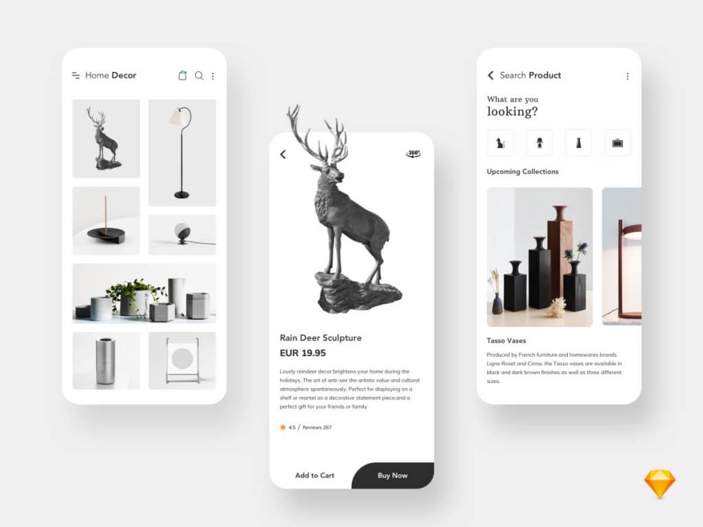 Home Decor App UI Kit