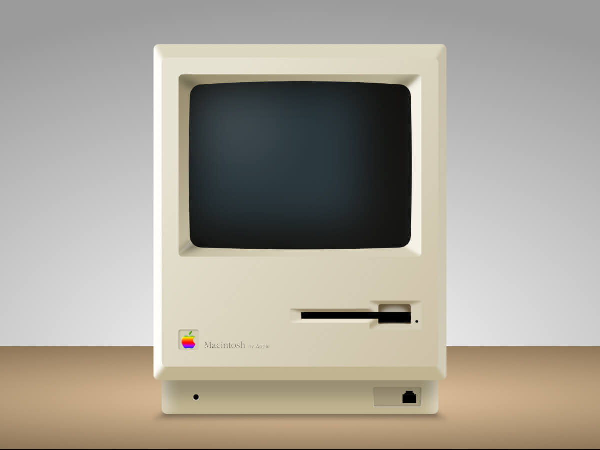 Macintosh 128K Sketch Mockup