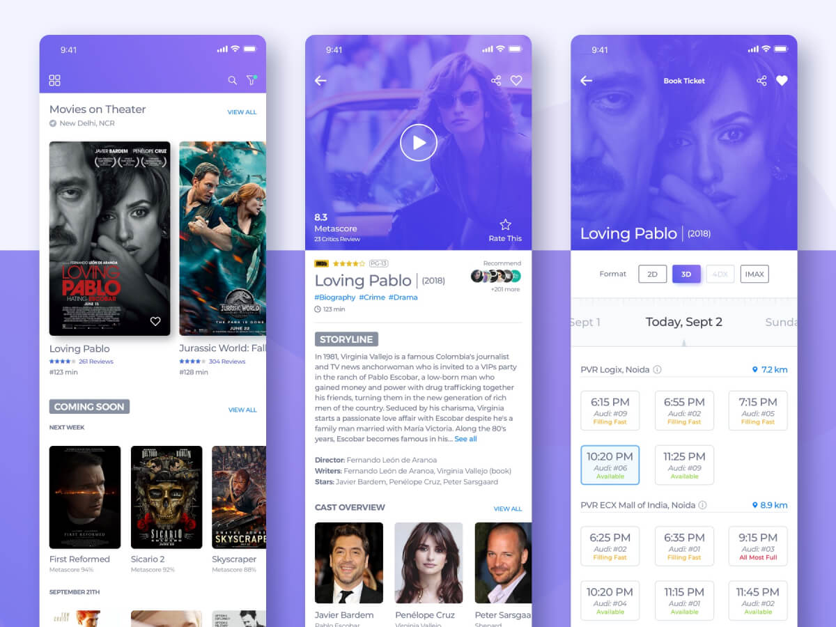 Movie Tickets Sketch App