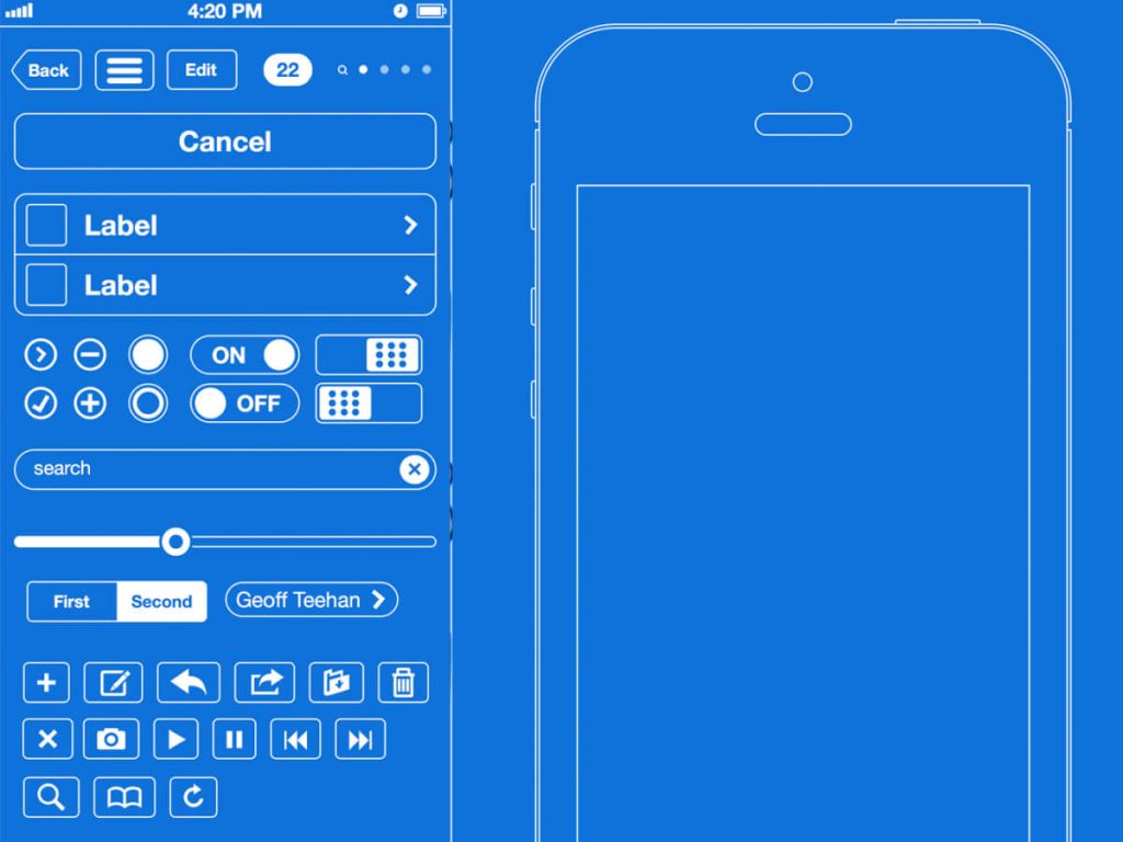 Simple Wireframe Kit for Sketch
