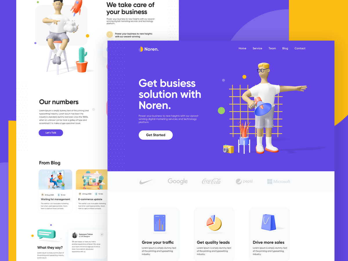 Startup Website Template