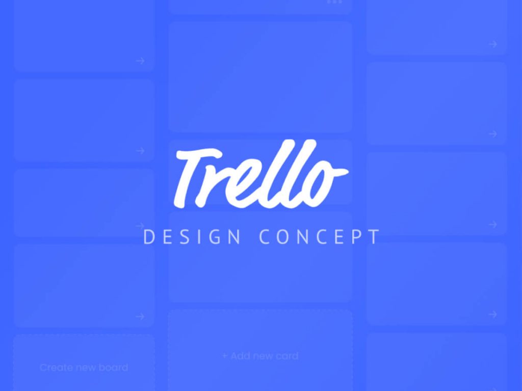 Trello Redesign Concept for Sketch