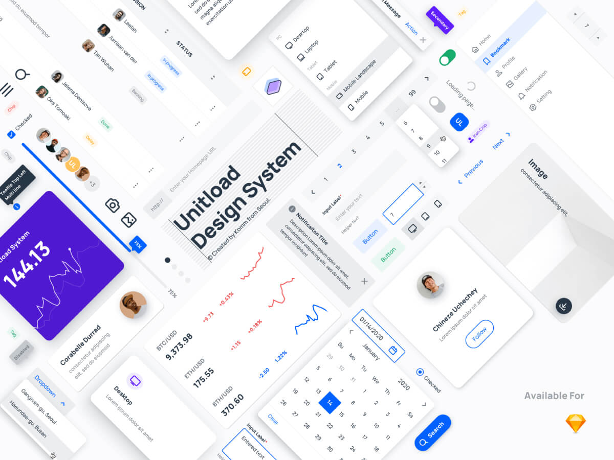 Sketch Design System  Dribbble