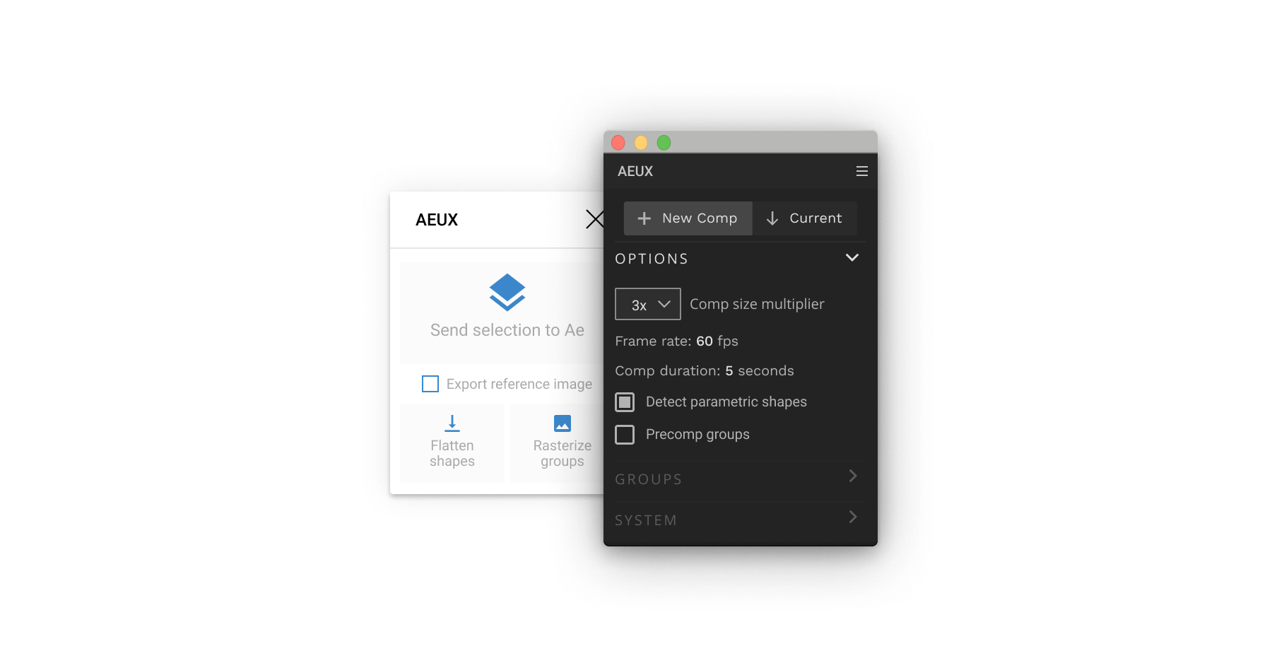 AEUX Sketch Plugin