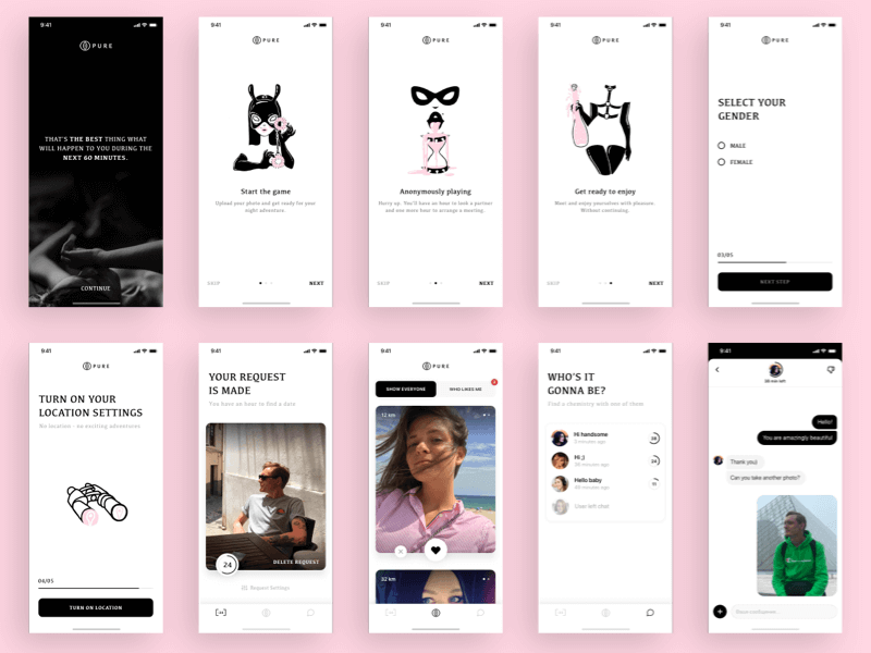 Blind Dating App - Free Sketch Resource