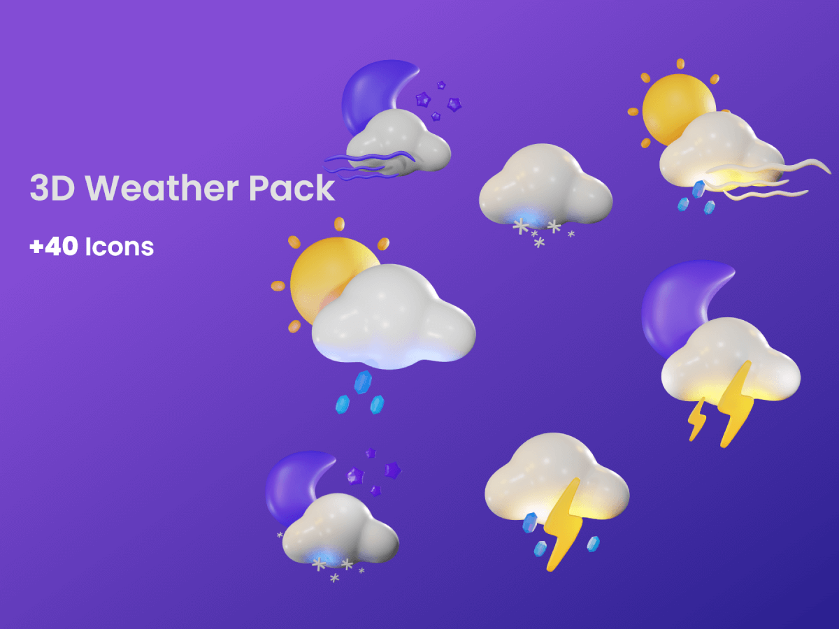 Figma Freebie Weather Icon Pack Figmateam Com - Gambaran