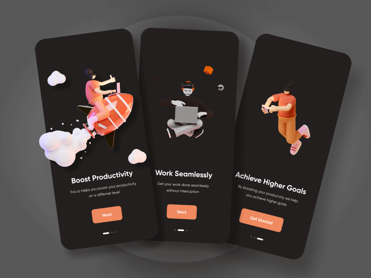 iOS Onboarding Sketch Design Templates  Viral Foundry